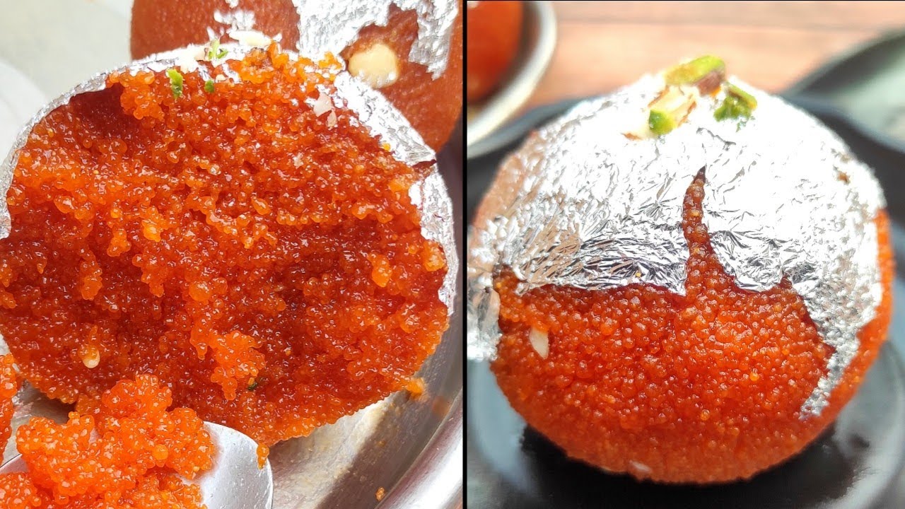 हलवाई जैसे पर्फेक्ट मोतीचूर लड्डू बनाना सीखे | motichur big laddu | homemade laddu recipe | laddu