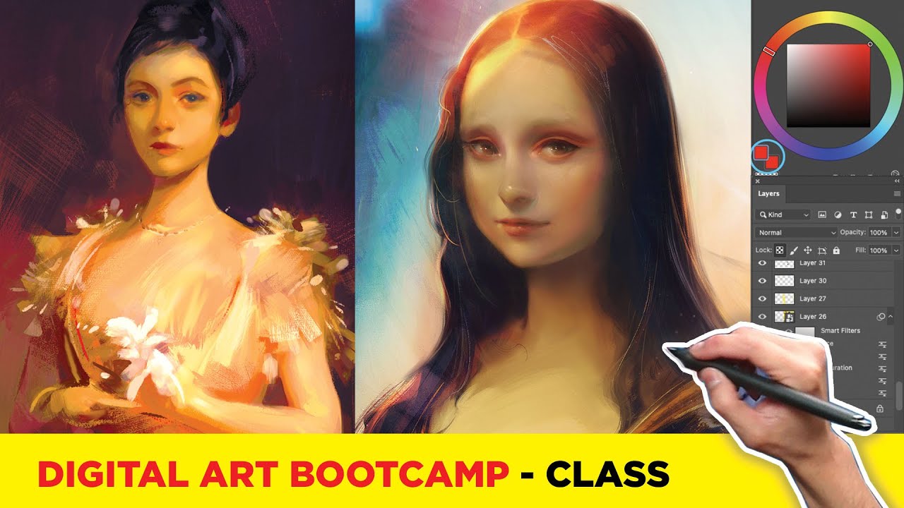 Digital Art Bootcamp - Master Study Illustration Class (FREE TUTORIAL!)