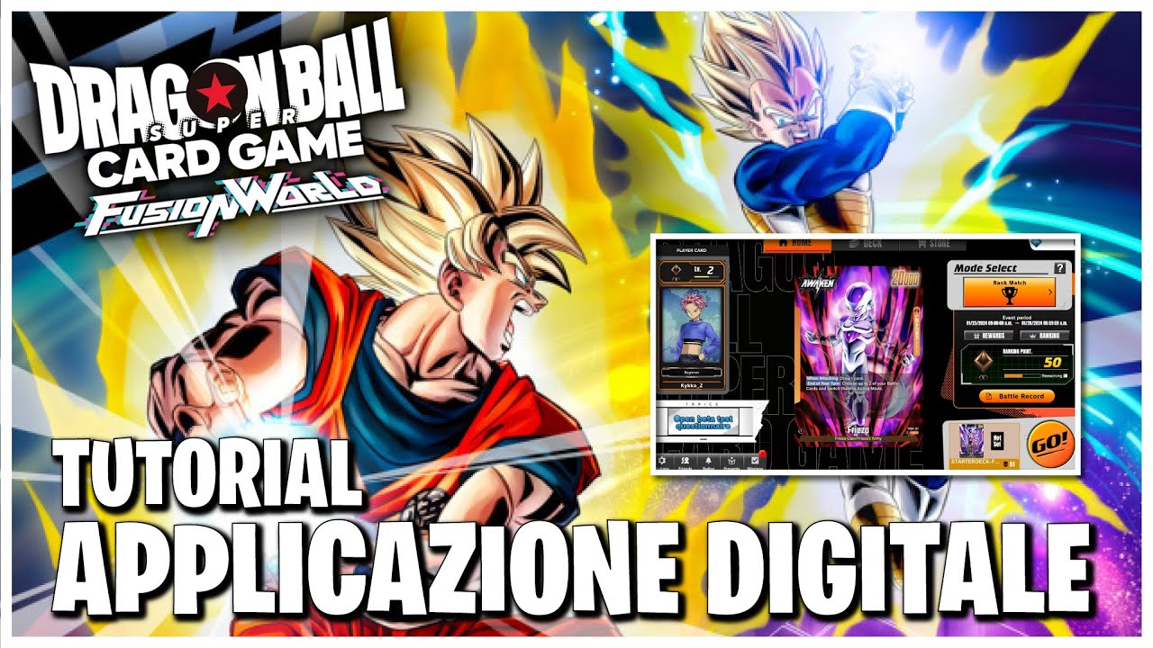 PROVIAMO LA VERSIONE DIGITALE DI DRAGON BALL SUPER CARD GAME FUSION WORLD 🔥 INTERFACCIA E GAMEPLAY