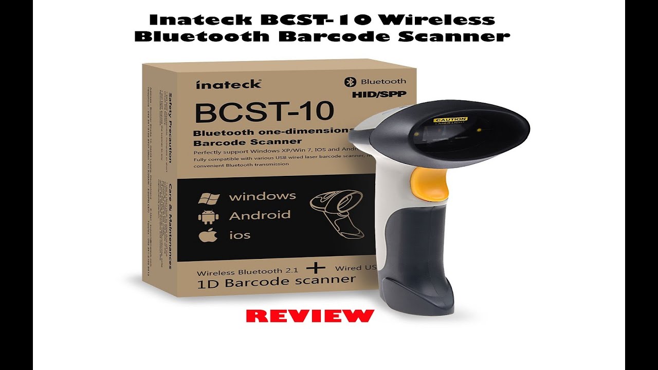 Inateck BCST-10 Wireless Bluetooth Barcode Scanner Review