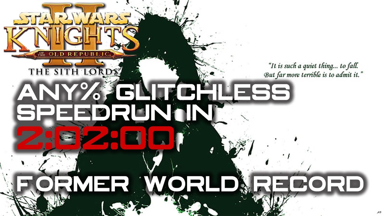KotOR 2 Any% Glitchless Speedrun | 2:02:00 (Former WR)