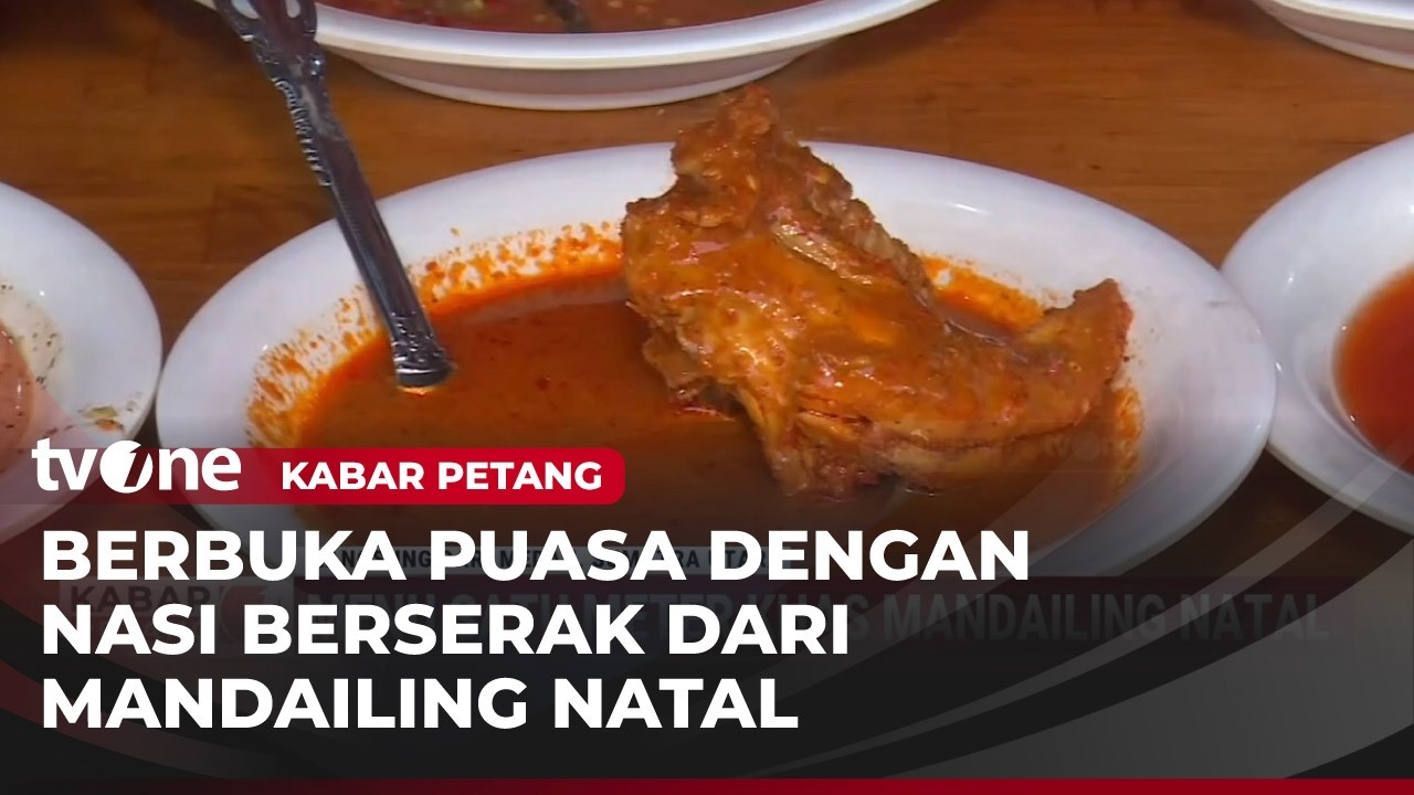 Menu Satu Meter Khas Mandailing Natal | Kabar Petang