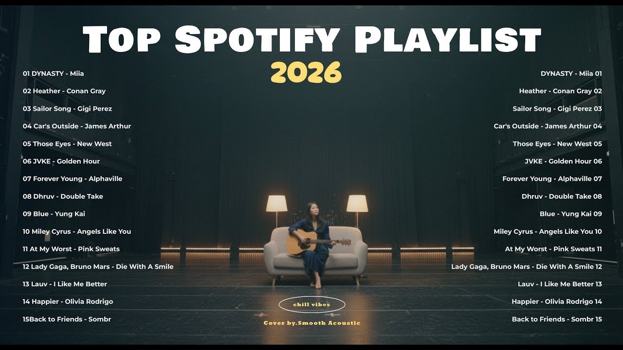 Top Spotify Playlist 2026🔥🎧｜ Newest English Love Song ｜ Best Acoustic Cover 2026 ~ Miia, Conan Gra