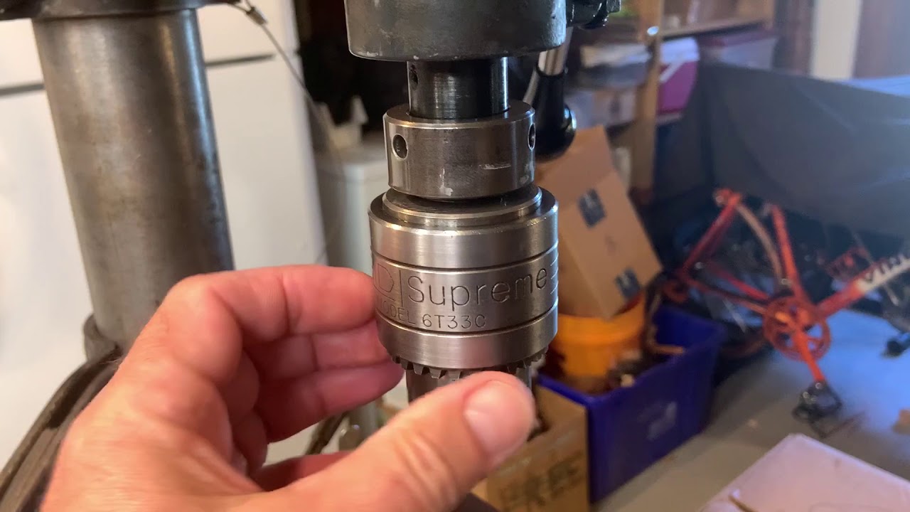 Ridgid Supreme chuck stuck on vintage Craftsman  15-1/2