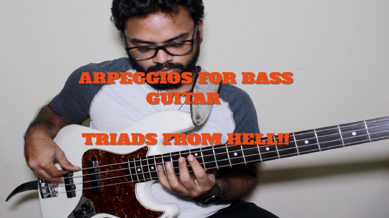 ARPEGGIOS FOR BASS GUITAR - TRIADS FROM HELL! (Burner Exercise)