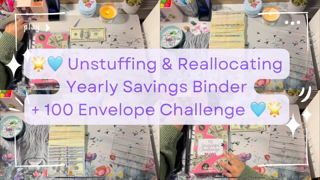 🩵🌟 CASH COUNT | HOW MUCH DID I SAVE IN 2024✨| 💵YEARLY SAVINGS COUNT #cashenvelopes #savingmoney 🌟🩵