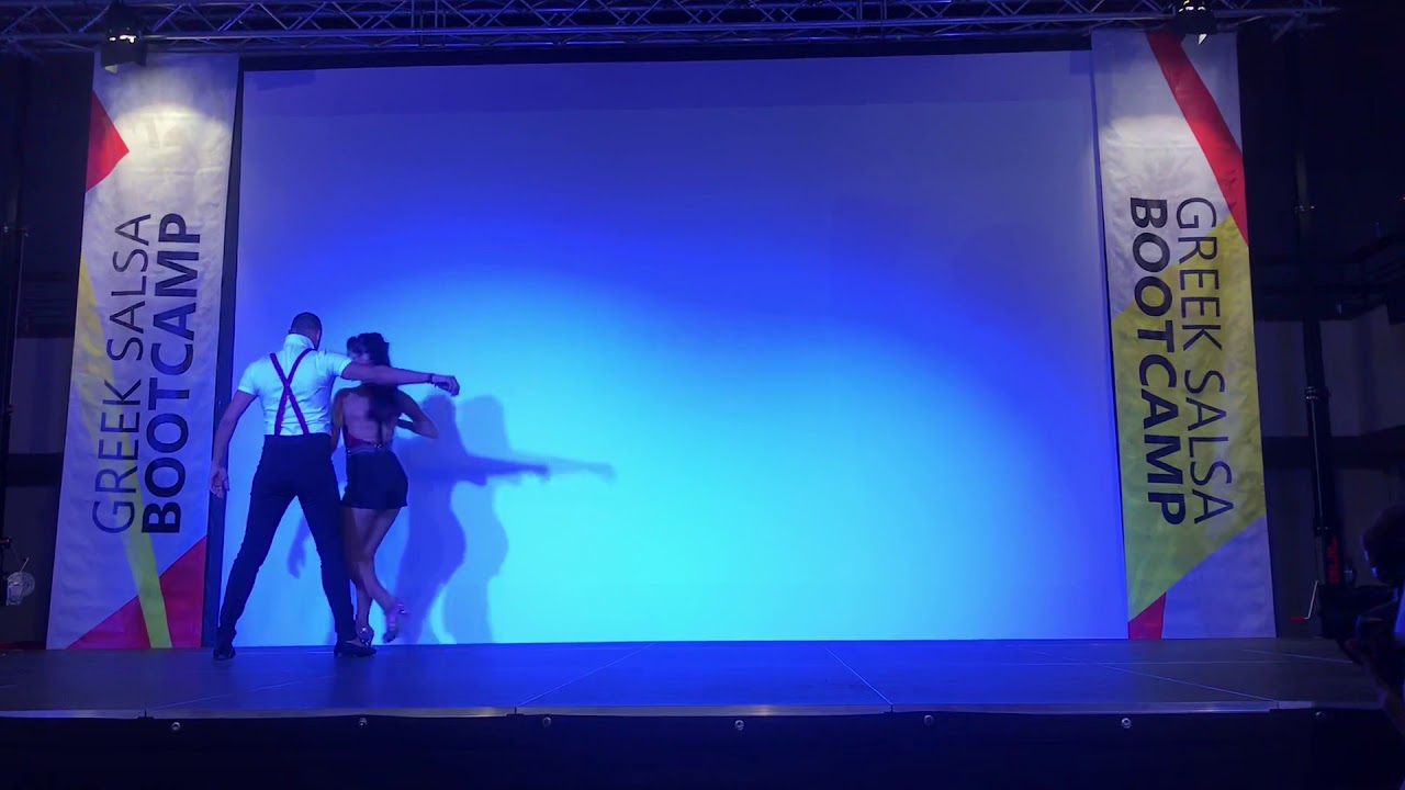Bachata show by Konstantinos & Eva at Greek Salsa Bootcamp 2018