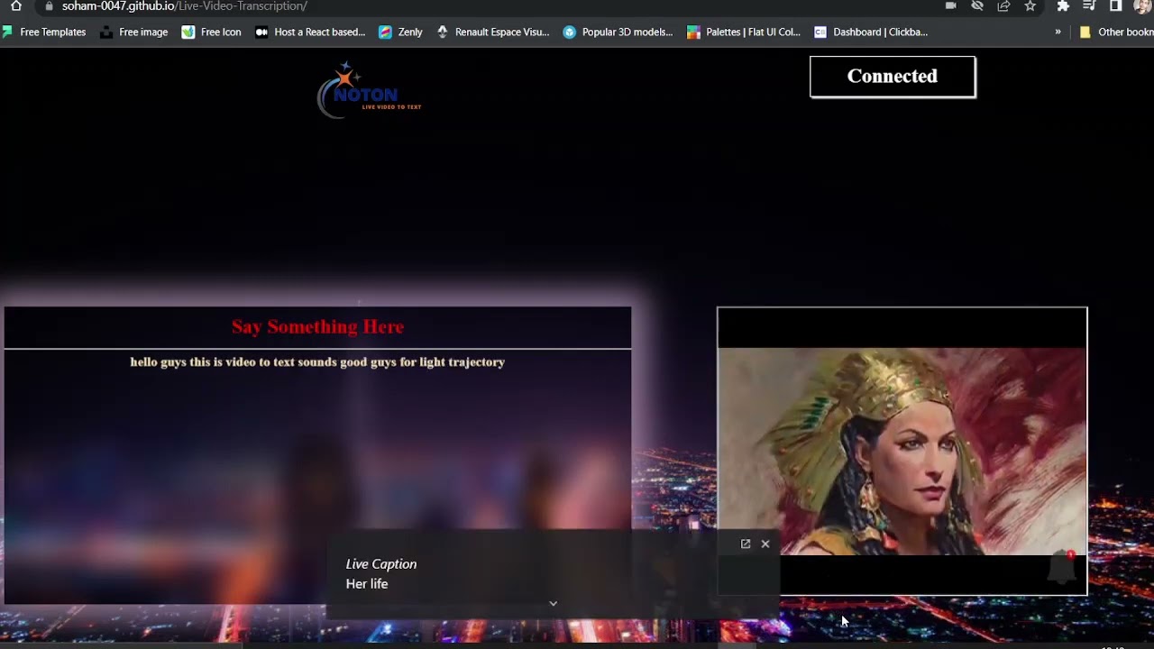 Live Video to Text Transcription Using Devgram API