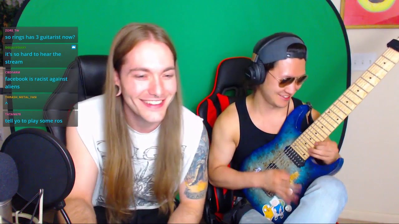 Rings of Saturn Band Live Stream 1 - Lucas Mann - Yo Onityan - Joel Omans - Ian Bearer (2018)
