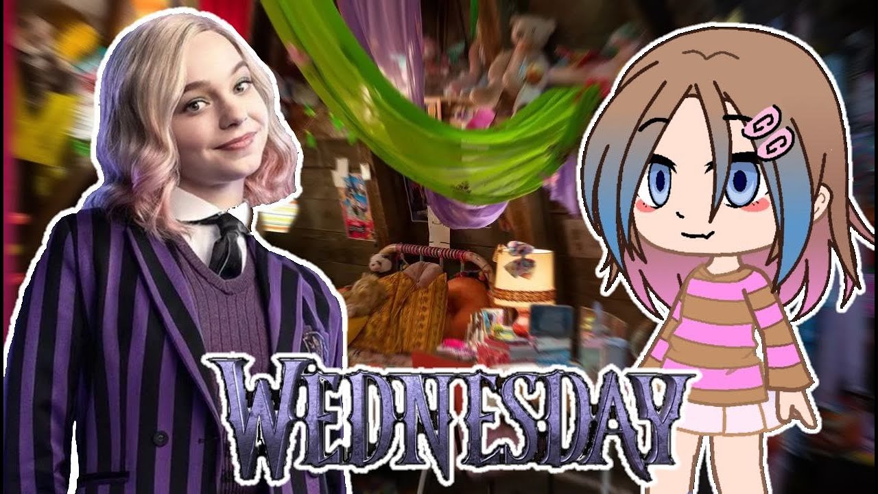 Creating Enid from Wednesday Addams 😱 Gacha Club 😱 Netflix