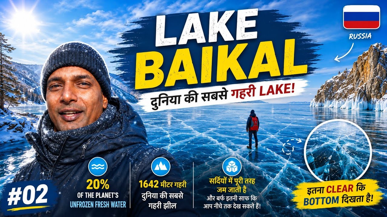 🇷🇺 World’s Deepest Lake | Lake Baikal | Russia Siberia Travel Vlog