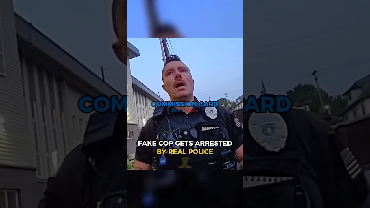 Fake Cop Gets Arrested by Real Police While Responding to Emergency Call 🤯