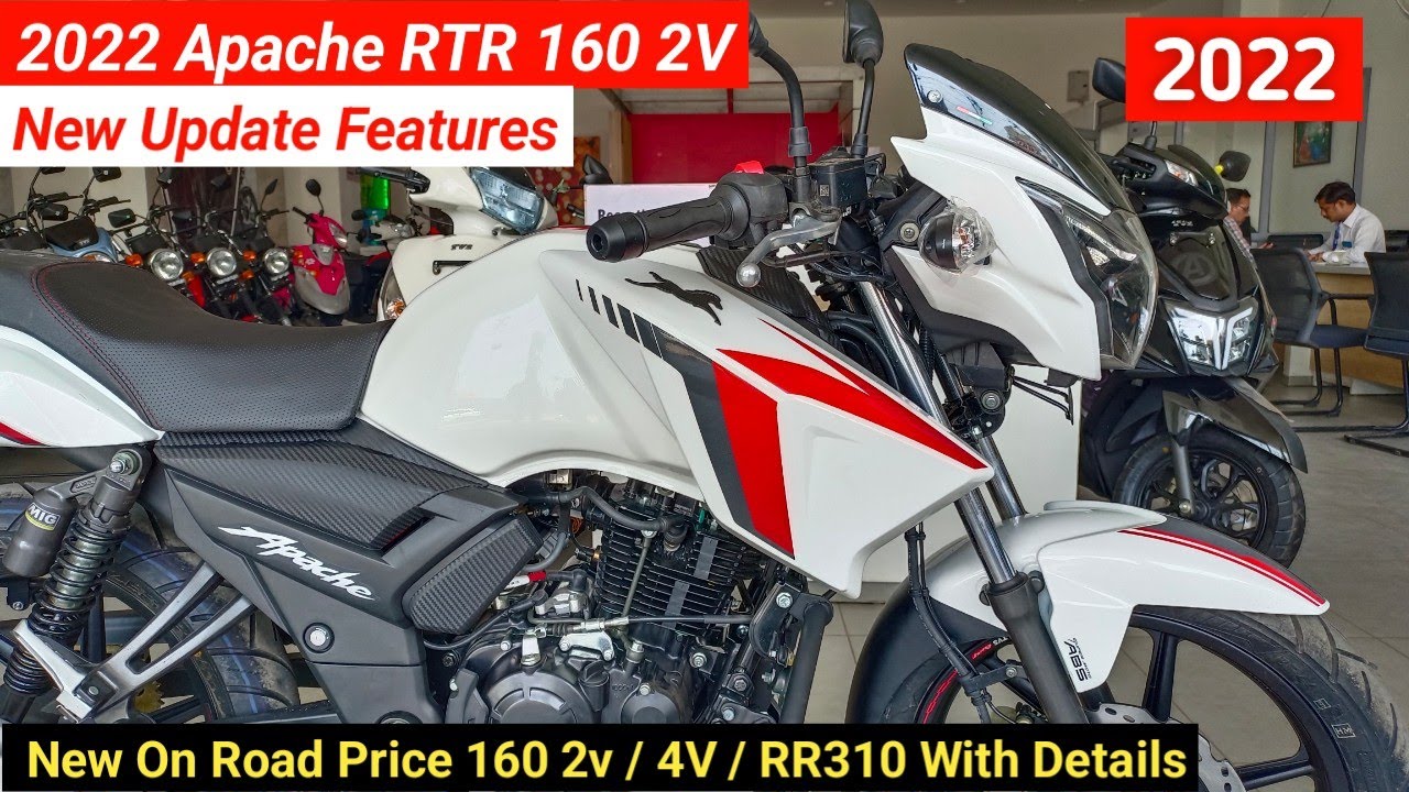 2022 New👌 TVS Apache RTR 160 2V Bs6 Review | On Road Price Features mileage | apache 160 2v