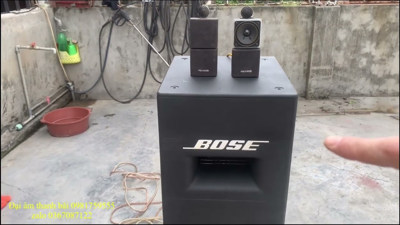 (zalo 0981759555)Sub Bose 502b bãi xịn bass 30 côn 100 hàng Khủng. Test chất âm cực mê