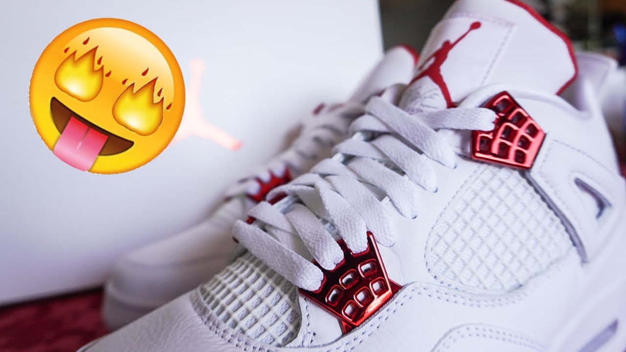 ESTOS SNEAKERS SON PURO FUEGO🔥🔥🔥 JORDAN 4 METALLIC RED