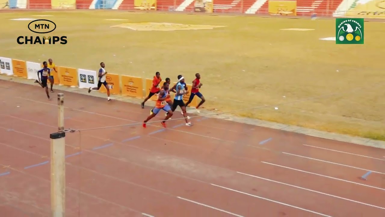 800M Junior Boys Final at MTN Champs season 4 at U.J Esuene Stadium, Calabar.