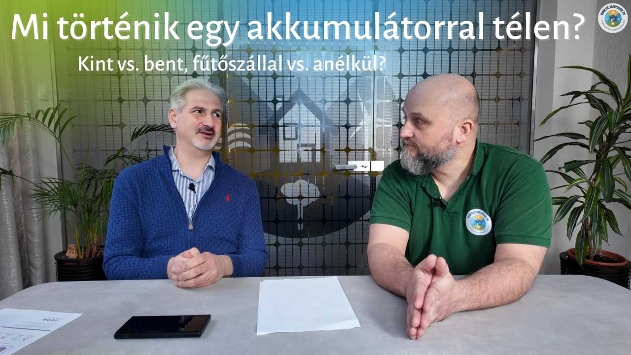 Mi történik egy akkumulátorral télen? Kint vs. bent, fűtőszállal vs. anélkül?