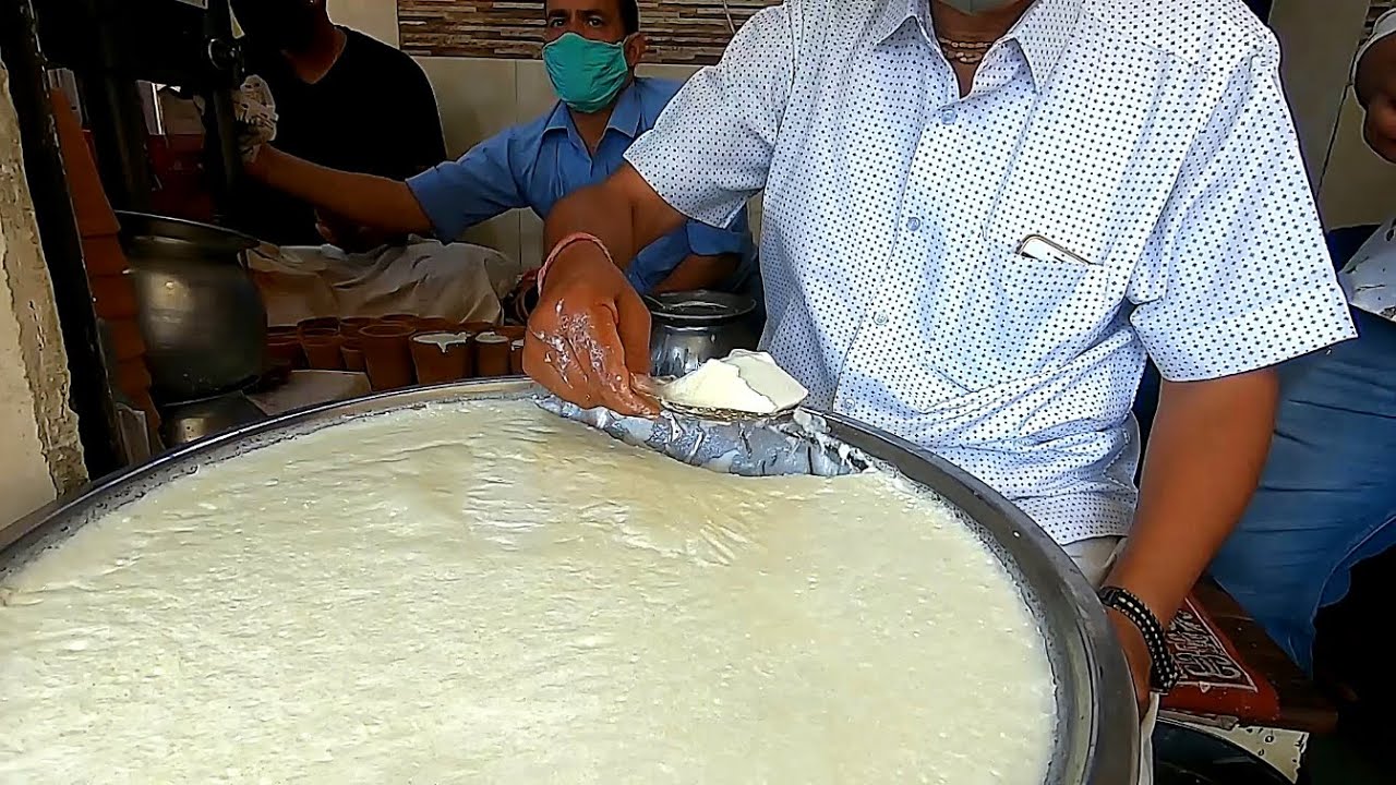 Jugad Lassi Machine | Sells 400Kg Lassi every day | Indian Street Food