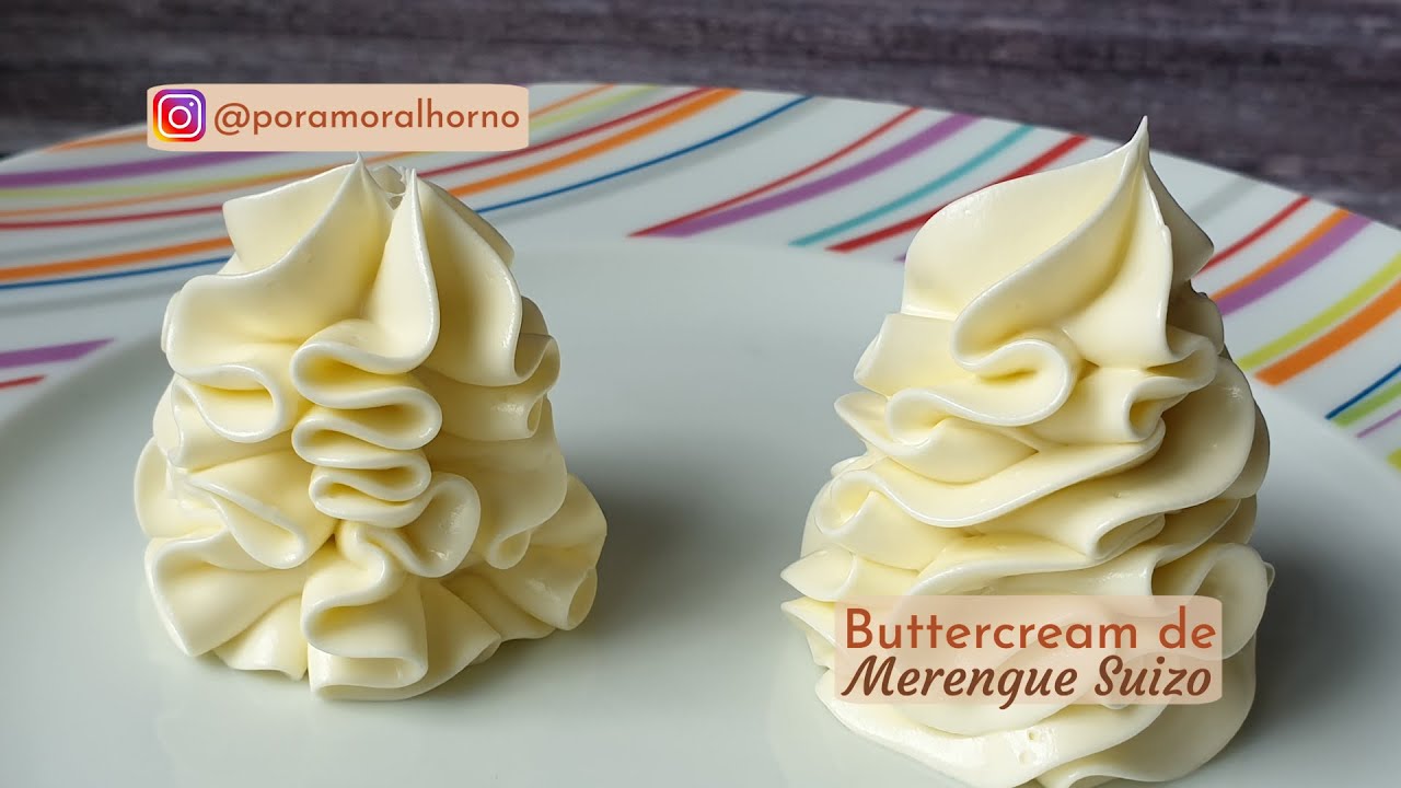 Buttercream de merengue suizo - fácil y paso a paso
