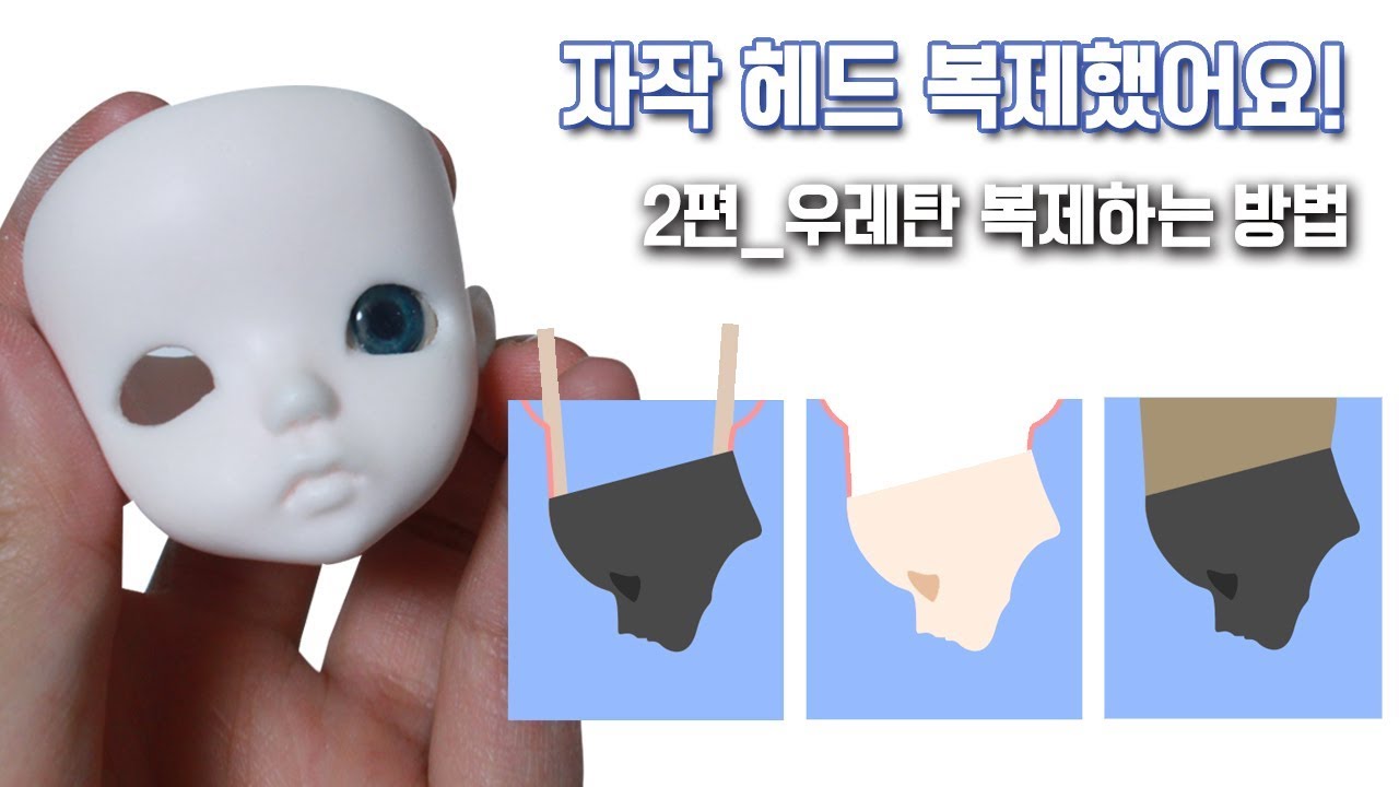ENG SUB [자작 헤드 복제] 우레탄 복제하는 방법 / 헤드 복제 방법