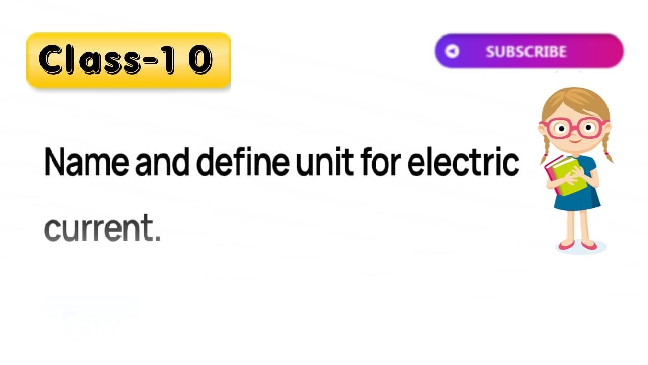 Define the unit of current.