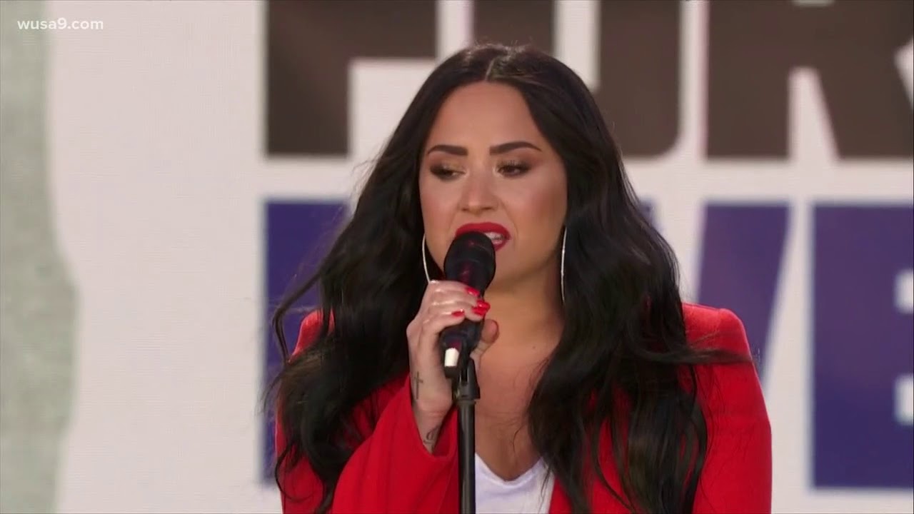 Demi Lovato performs at March for our Lives