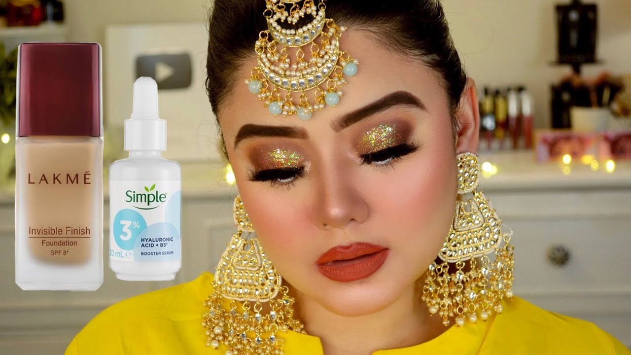 Exclusive Summer Wedding Guest Makeup | Smokey Yellow Brown Eye Makeup | Party Makeup