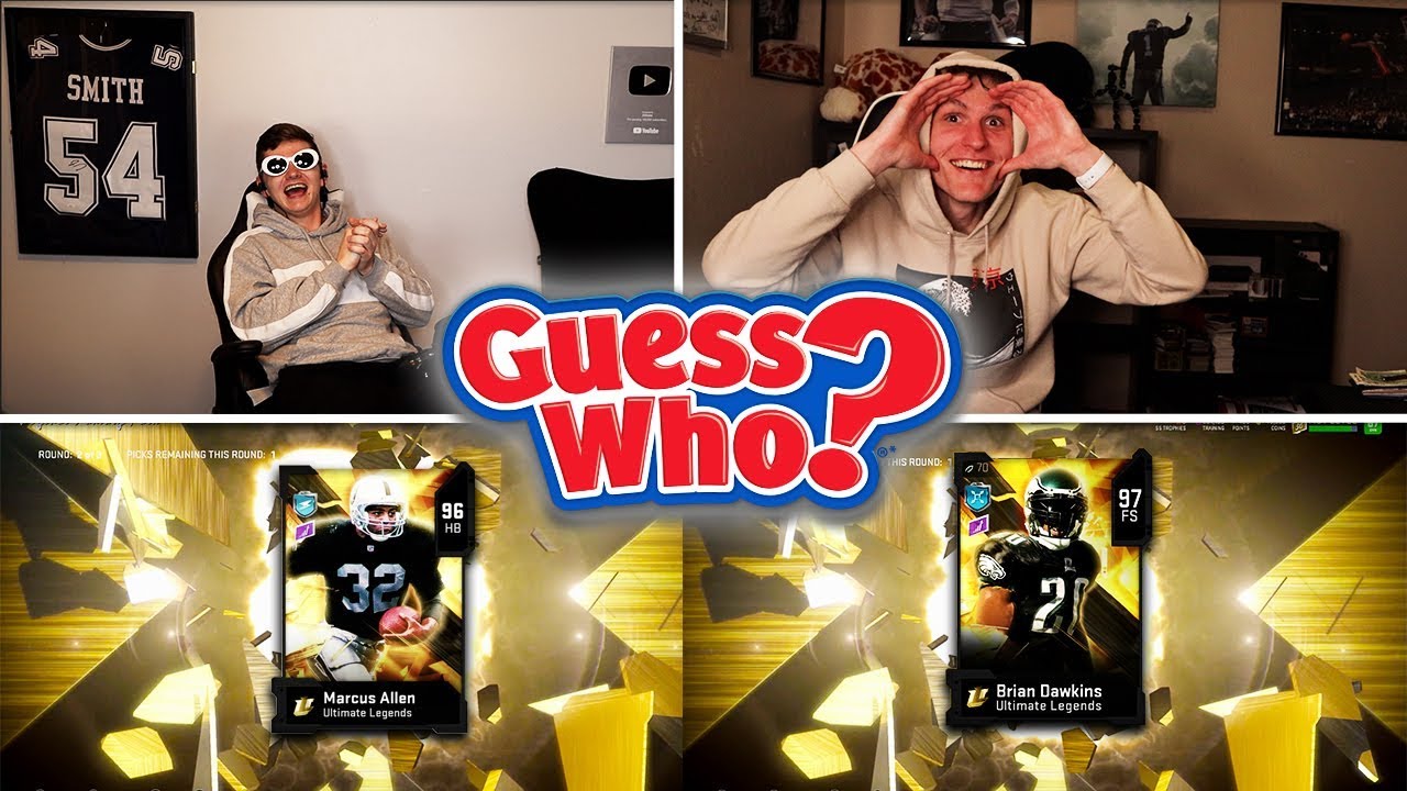 ULTIMATE LEGEND GUESS WHO vs. Zirksee! - Madden 20 Ultimate Team