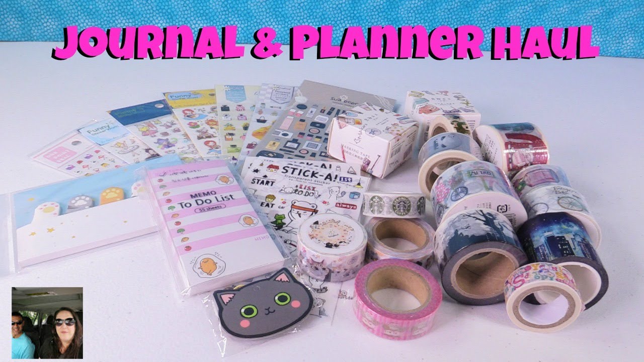 Crafty Etsy Haul From Overseas Washi Tape Stickers Journal Goodies | PaulAndShannonsLife
