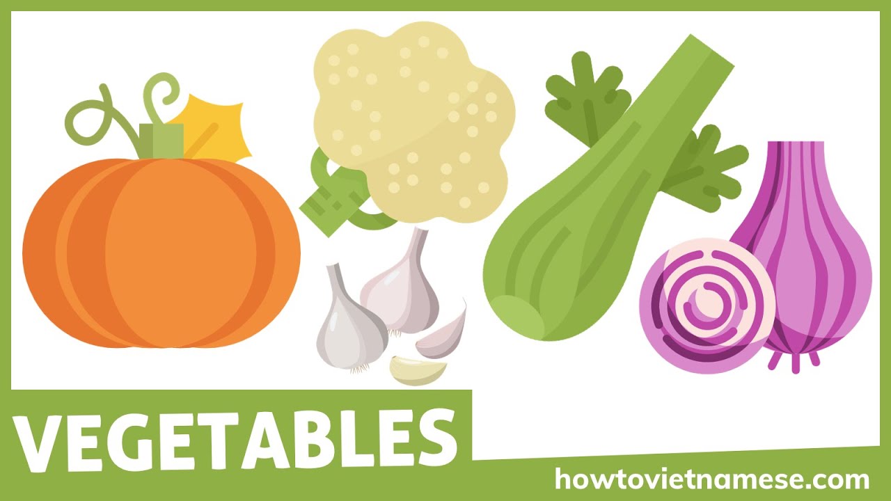 Vegetables Vocabulary in Vietnamese | Vocabulary Series by HowToVietnamese