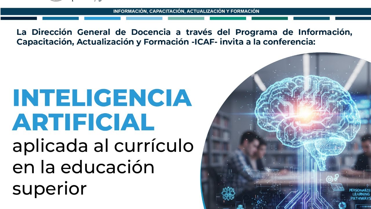 Conferencia ICAF - Inteligencia Artificial aplicada al currículo en la educación superior
