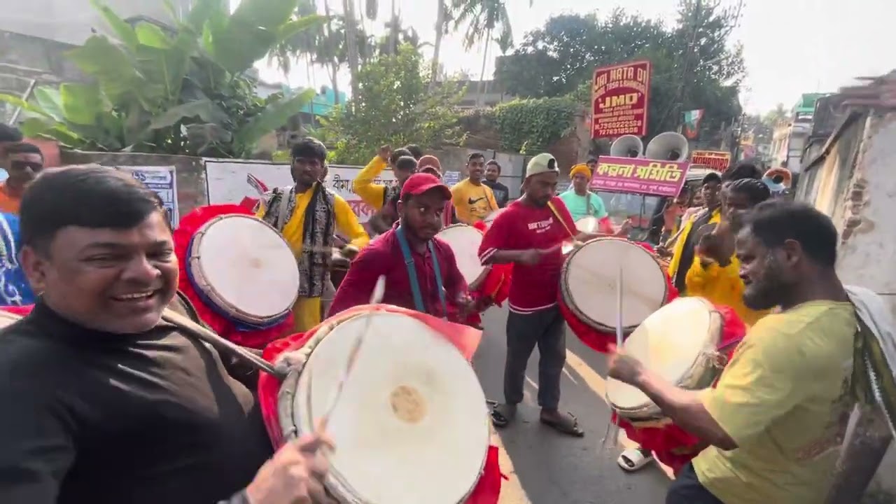 TARAMA VS JAI MATA DI DHOL TASHA 🔥||Kalna Saraswat Pujo 2025
