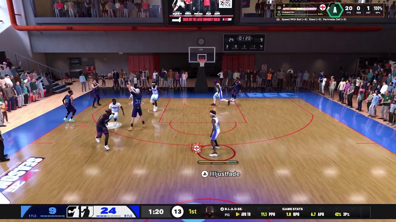 2k26 lljustfade live 5s!! Topp 200 pg in fl gameplay
