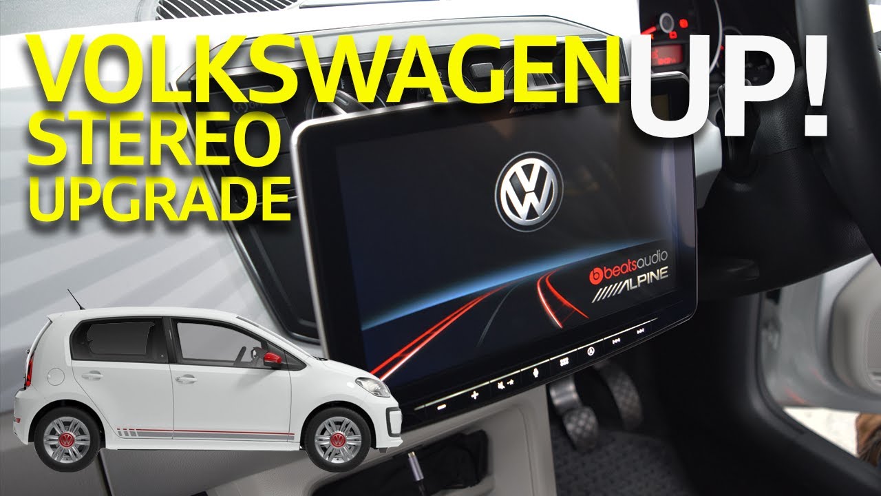 Обновление стереосистемы VW UP! MK2 &mdash; Alpine Halo 9 INE-F904D