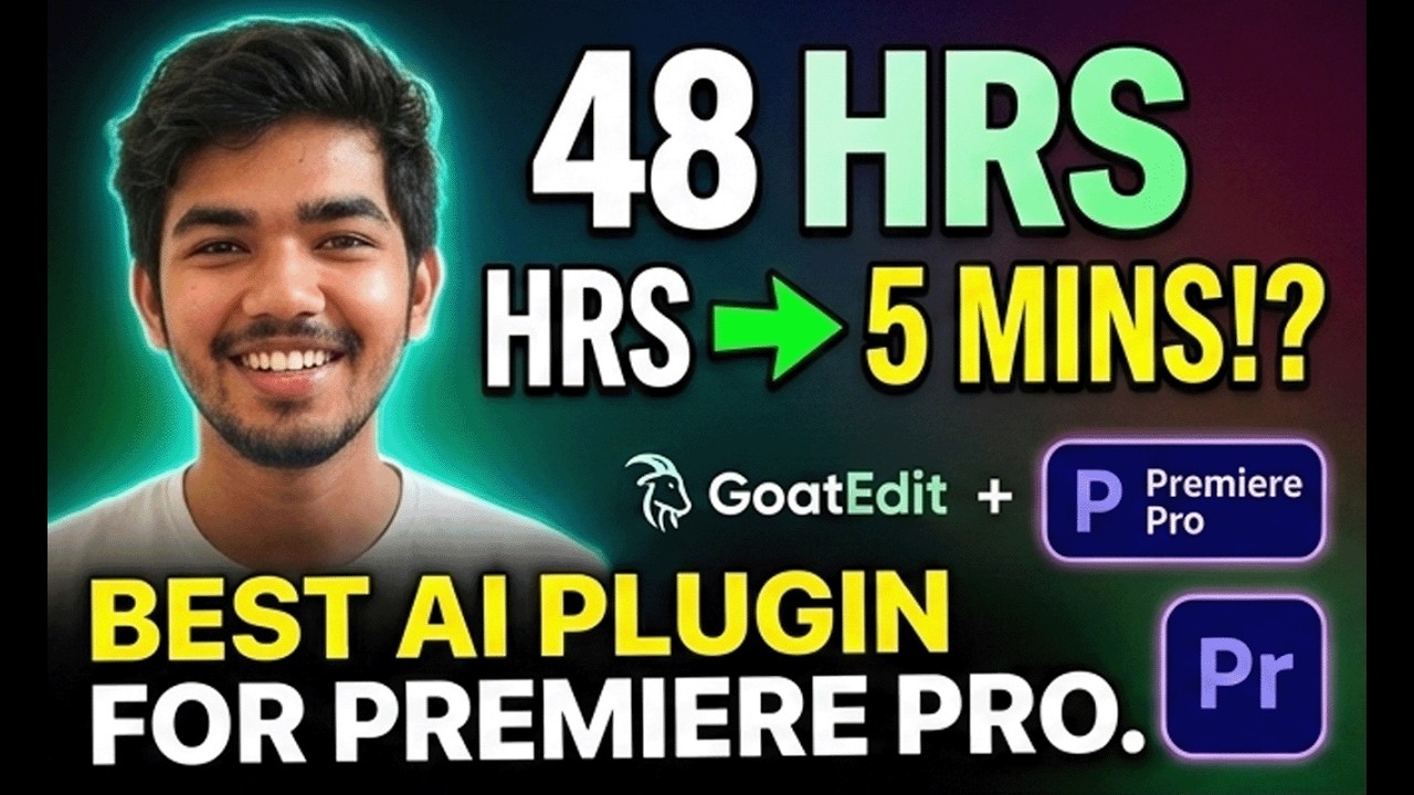 Goatedit | Best AI Plugin for premiere pro which can edit videos in one click