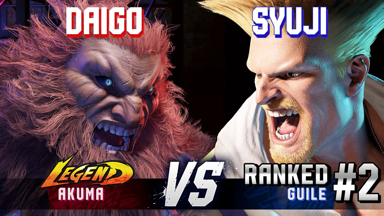 SF6 ▰ DAIGO (Akuma) vs SYUJI (#2 Ranked Guile) ▰ High Level Gameplay