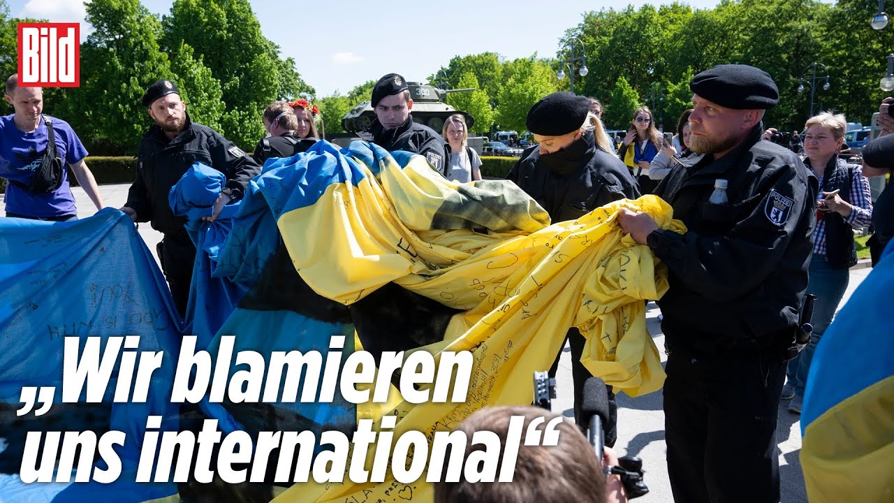 Berliner Polizei rollt Ukraine-Flaggen ein: „Eine Blamage und Katastrophe“ | BILD-Chef Johannes Boie