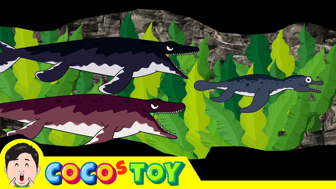 Rhomaleosaurus raising baby Mosasaurusㅣichthyosaur names, kidstoonㅣCoCosToy