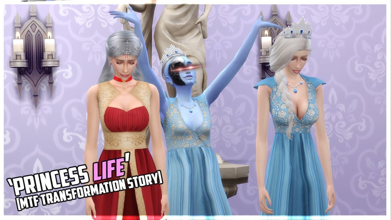 Turning Into A Princess | 👽 Transformation Into 👰 Girl - Sims4Story