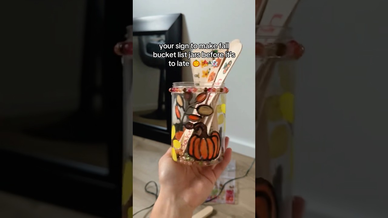 Fall bucket list 🍁 🎃 👻 #creative #fall #bucketlist #diy #tutorial #halloween #craftideas #autumn