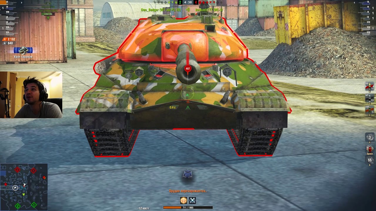 WoT Blitz - КАРМА танкиста. Conqueror ИГРАЕТ на ТОНЕНЬКОГО - World of Tanks Blitz (WoTB)