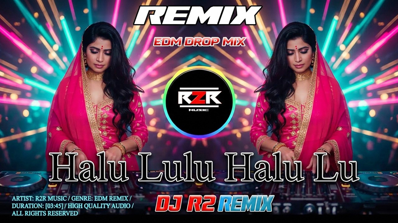 HALU LULU HALU LU | EDM Remix Song | Hindi Dancing EDM Mix 2026 | DJ R2R Music