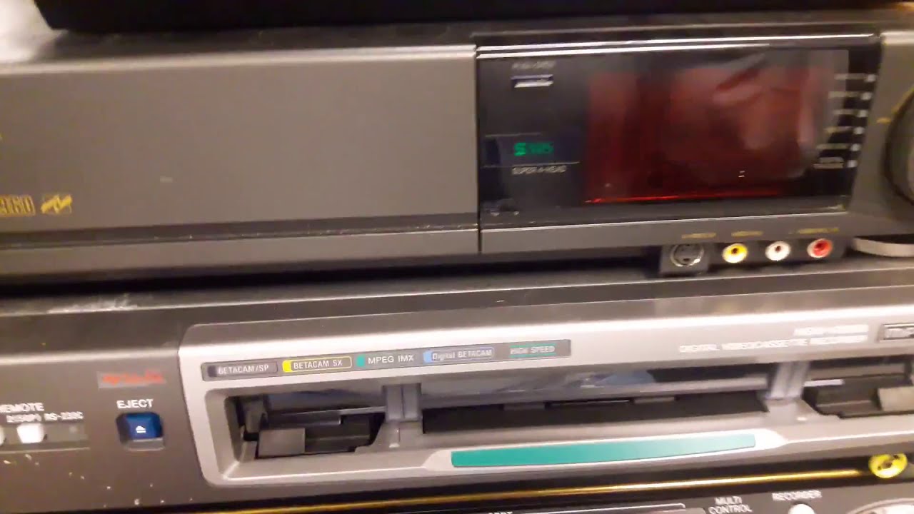 Panasonic AG-1960 VHS / SVHS Editing VCR Demonstration