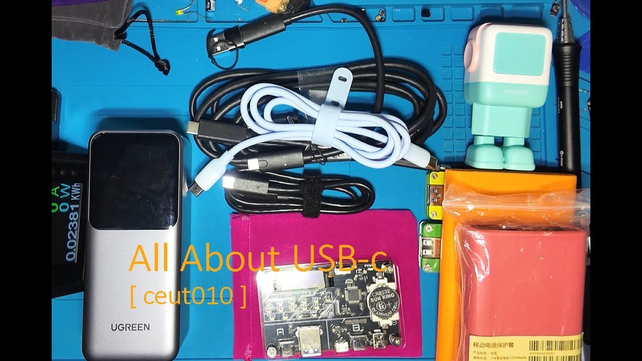 Tout sur fonctionnement de l'USB-C:câble,puce e-mark,chargeur,powerbank,analyse,explication-ceut010
