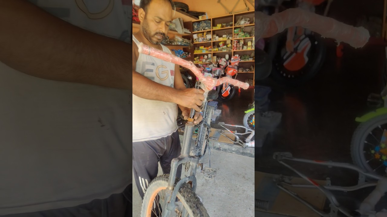 How to install a new MTB bicycle handle 