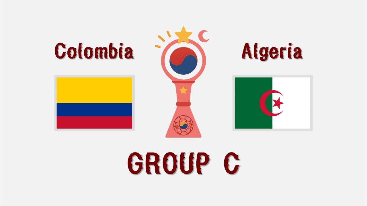 Colombia vs Algeria | Group C | 7th World Cup South Korea | PES2021