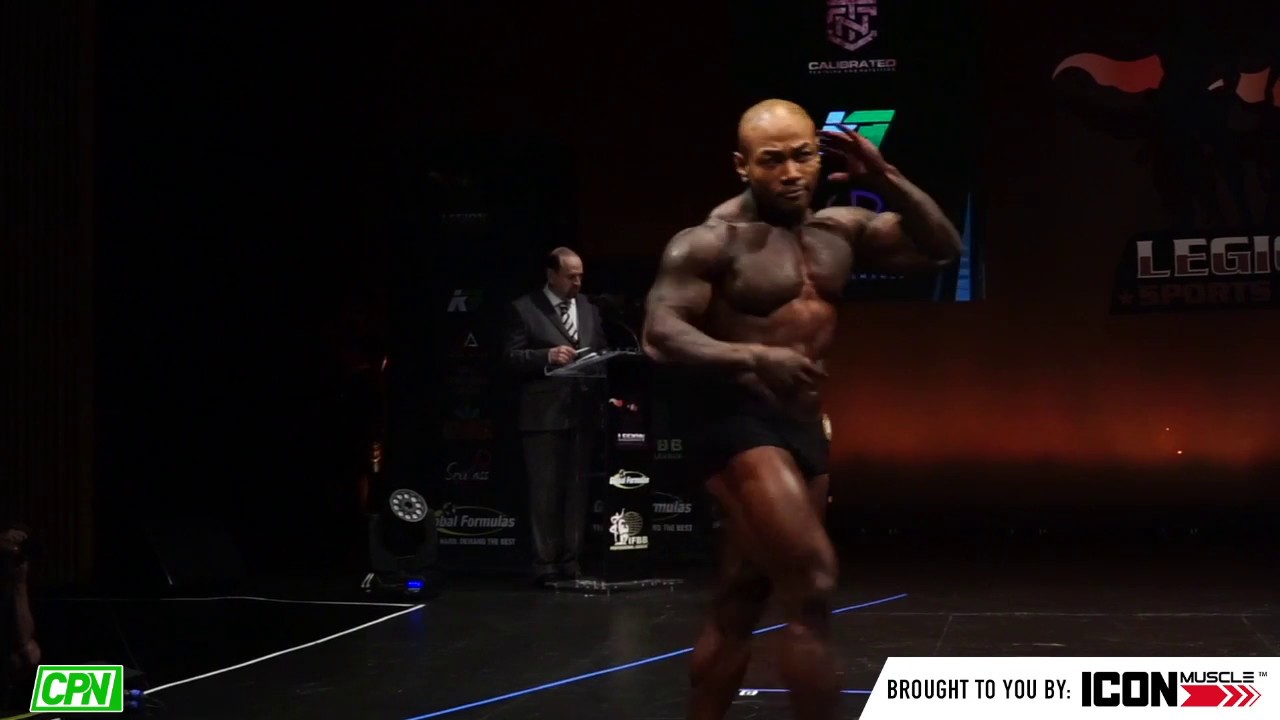 Charles Curtis Posing Routine at the Legions Sports Fest