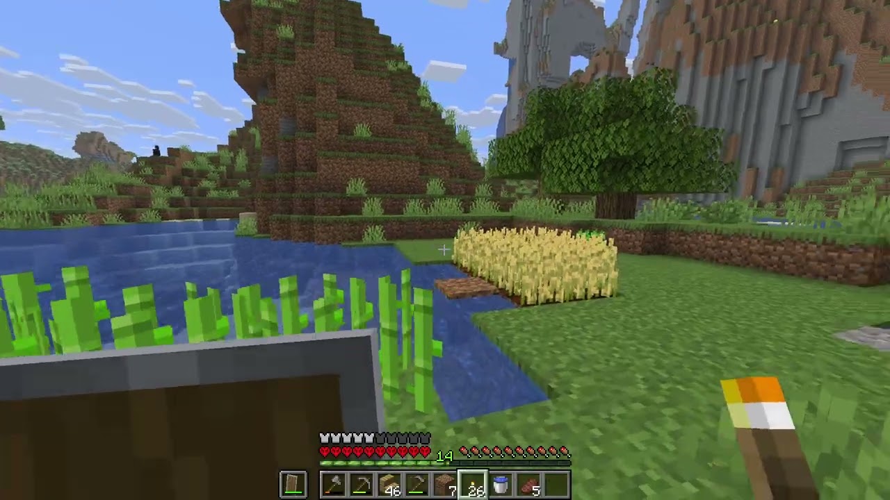 Minecraft hardcore survival part 5 2026 exspanding the farm a bit