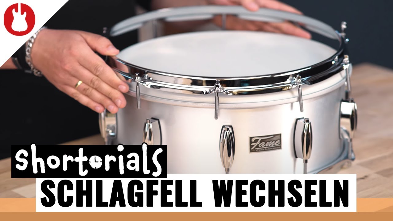 Schlagfell wechseln  | Schlagzeug für Anfänger | MUSIC STORE