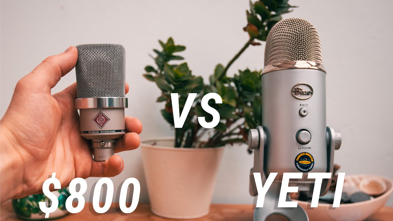 Blue Yeti VS $800 Microphone!  Can you tell the difference?